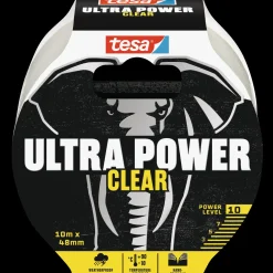 Tape^Tesa Ultra Power Clear reparationstape 10 m x 48 mm transparent