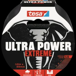 Tesa Tape^Ultra Power Extreme reparationstape 10 m x 50 mm sort