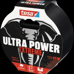 Tesa Tape^Ultra Power Extreme reparationstape 10 m x 50 mm sort