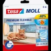 Tesa Tape Og Opmærkning^moll® Premium Flexible silikonetætningsliste hvid 8,5 mm x 6 m