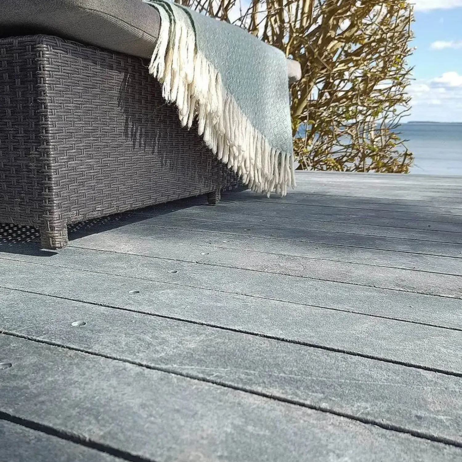 New Texcellence terrassebræt 30x100x3600 mm grå