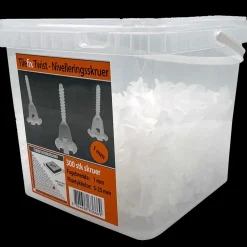 Tilbehør Til Fliser^Tilefix Twist flisenivelleringsskruer 1 mm 100 stk