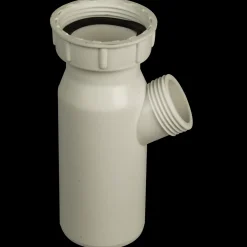 Afløb Og Rør^Tilslutningsrør t/vask m/slangestuds 1 1/2"x50 mm hvid