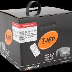 Ringsøm Og Tromlesøm^Tjep MX 21/40 ringsøm 2,1x40 mm 2400 stk