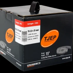 Best Tjep Tagpapsøm TA Ringsøm varmgalv. 3x25 mm 2.880 stk