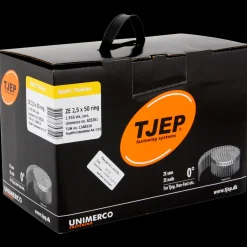 Tjep tromlesøm ZE ringsøm rustfri 2,5x50 mm 1.950 stk