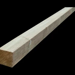 Tømmer^Tømmer ru stolper trykimprægneret 75x75 mm x 3,0 m