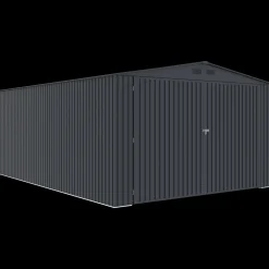 Outlet Torben redskabsskur 20,5 m², stål, mørkegrå