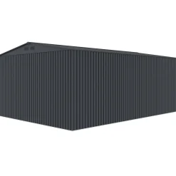 Outlet Torben redskabsskur 20,5 m², stål, mørkegrå