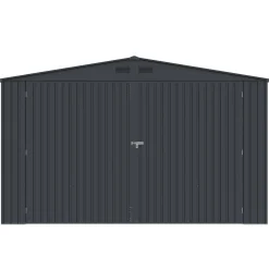 Outlet Torben redskabsskur 20,5 m², stål, mørkegrå