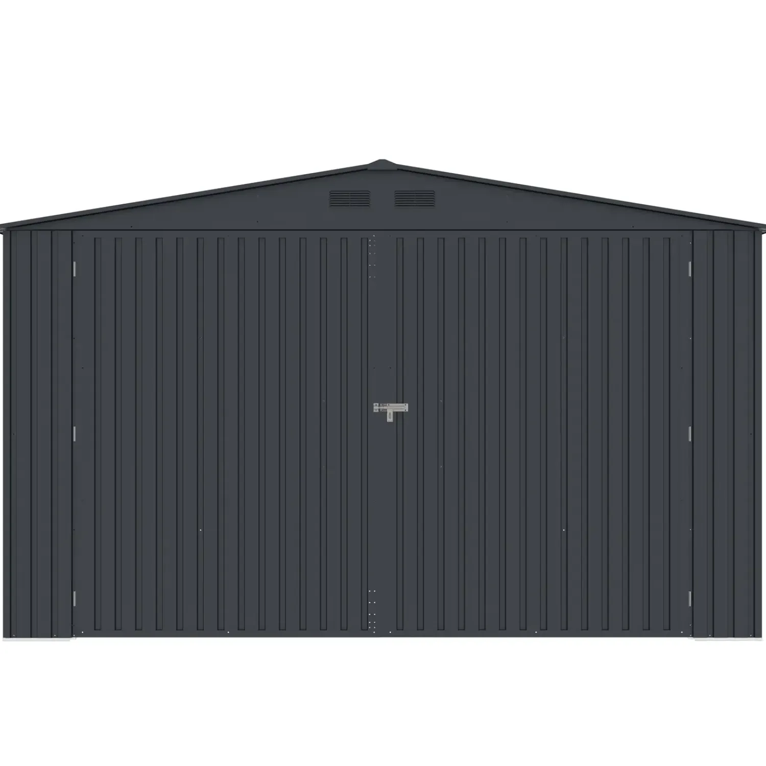 Outlet Torben redskabsskur 20,5 m², stål, mørkegrå