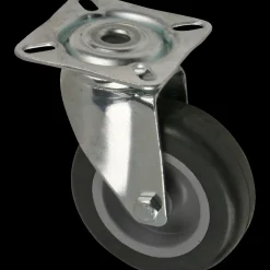 Peder Nielsen Hængsler^Transport hjul m/plade Ø75 mm