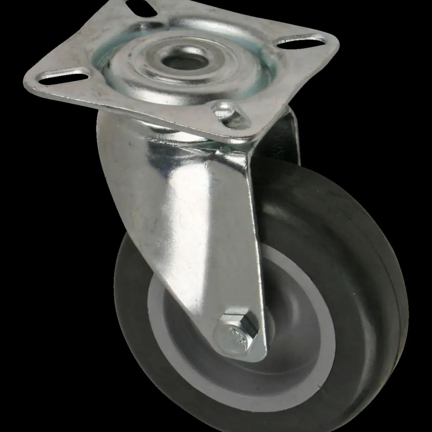 Peder Nielsen Hængsler^Transport hjul m/plade Ø75 mm