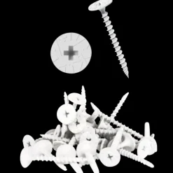 New Troldtekt® strukturskrue til træ og stål 4,2x45 mm hvid 100 stk.