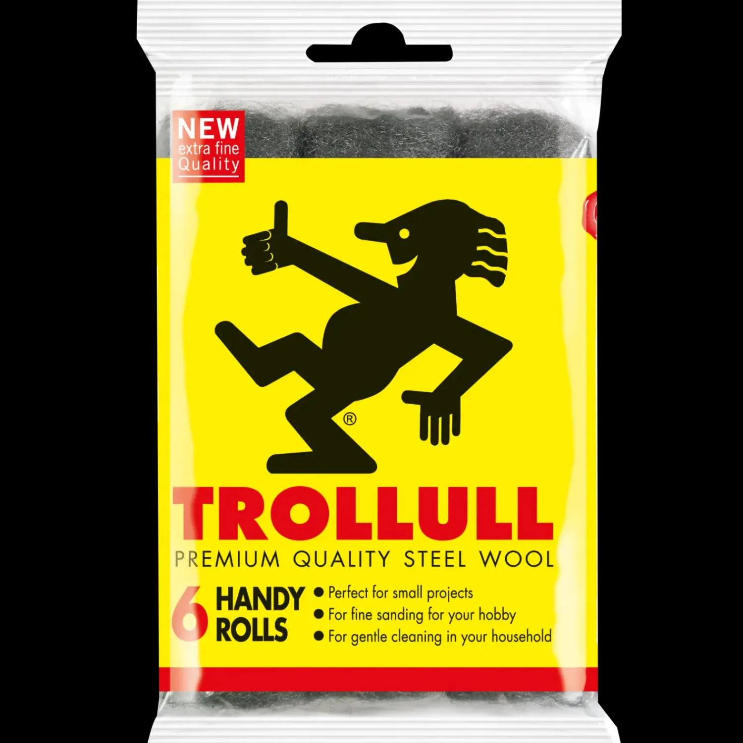 Slibe- Og Polerværktøj^Trolluld husholdningsståluld pose med 6 ruller