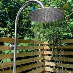 Brusesæt^Udebruser rustfrit stål / koldtvand