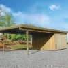 Davidsen Carporte^Valdemar carport med redskabsrum 836x420 cm - m/plast trapeztag