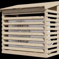 Sale Varmepumpeskjuler trykimprægneret 102x102x52 cm - usamlet