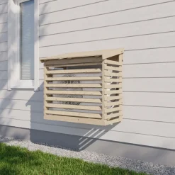 Sale Varmepumpeskjuler trykimprægneret 102x102x52 cm - usamlet