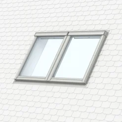 Hot Velux EBL MK04 tvillingeinddækning til fladt tag 78x98 cm