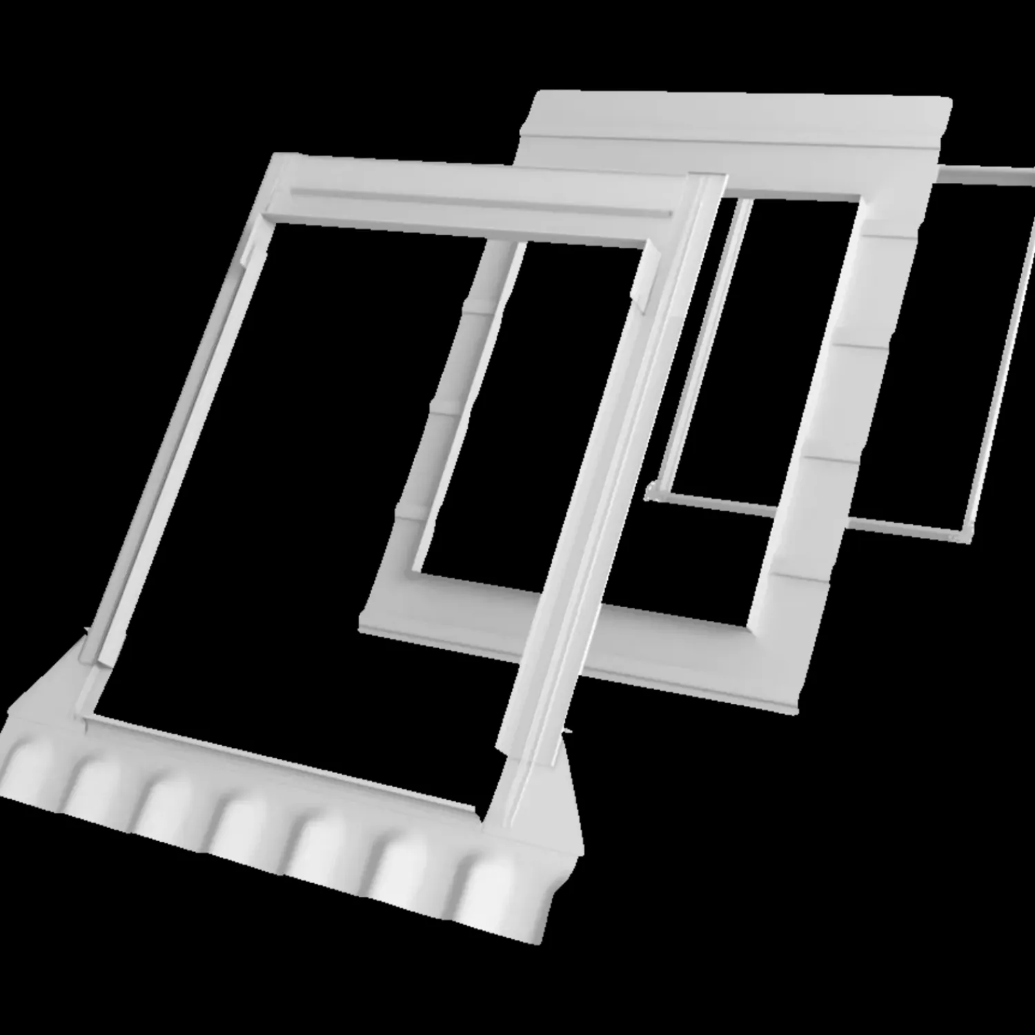 Velux Vinduer^EDL CK02 2000 inddækningspakke fladt tag 55x78 cm