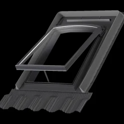 Velux Vinduer^GVO 0059P fredningsvindue m/inddækning, sort 2-lags 54x76 cm