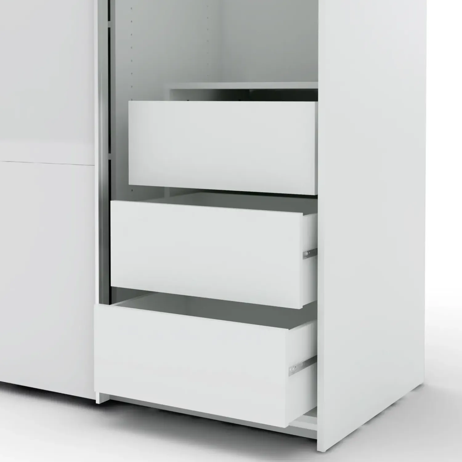 Tvilum Garderobe|Tilbehør Til Kontor Og Værksted^Verona skuffeindsats m/3 skuffer hvid