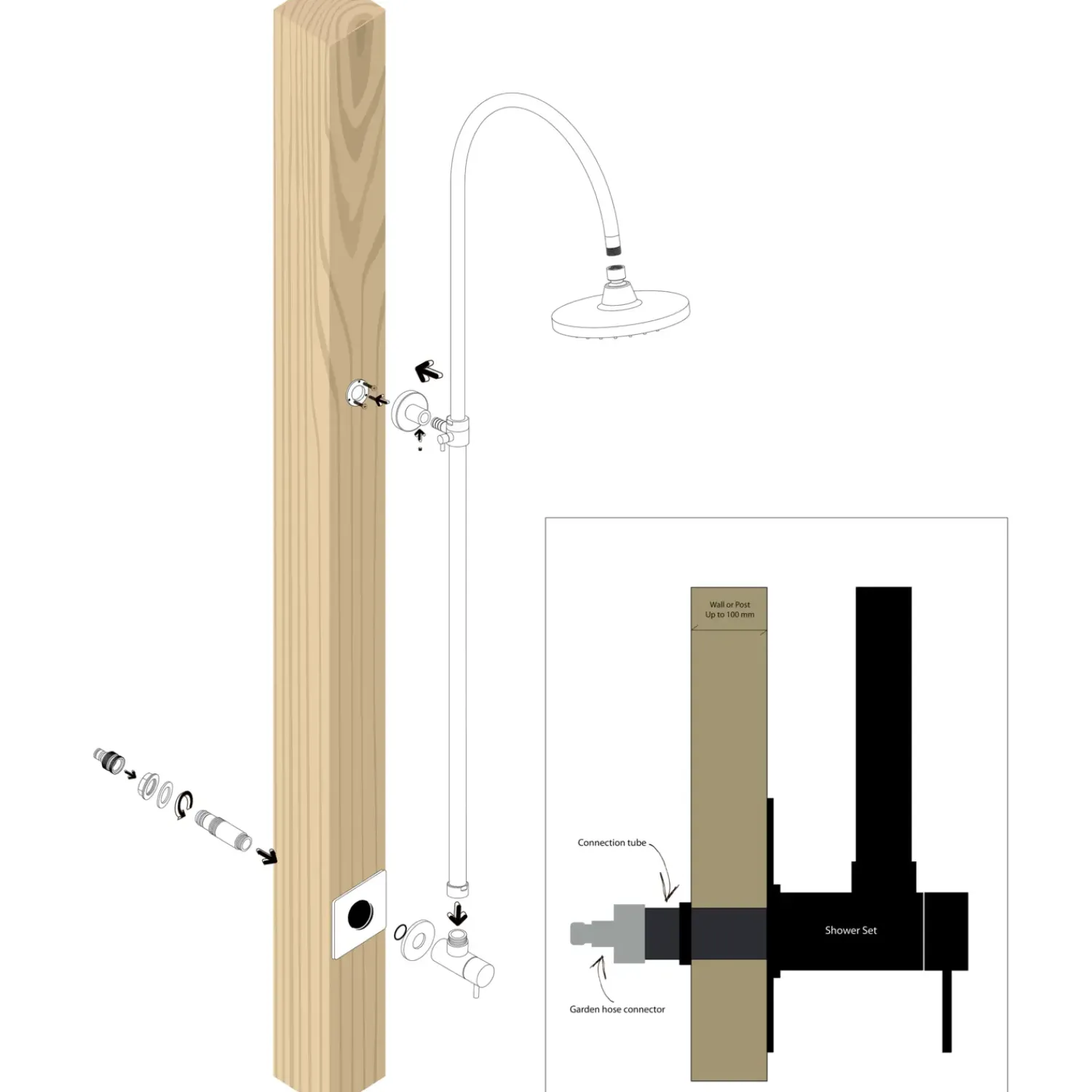 Discount Vildmarksbad HEIMDAL til 8 personer, Ø226 cm