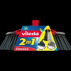 Best Vileda Classic 2in1 kost u/skaft sort/grå