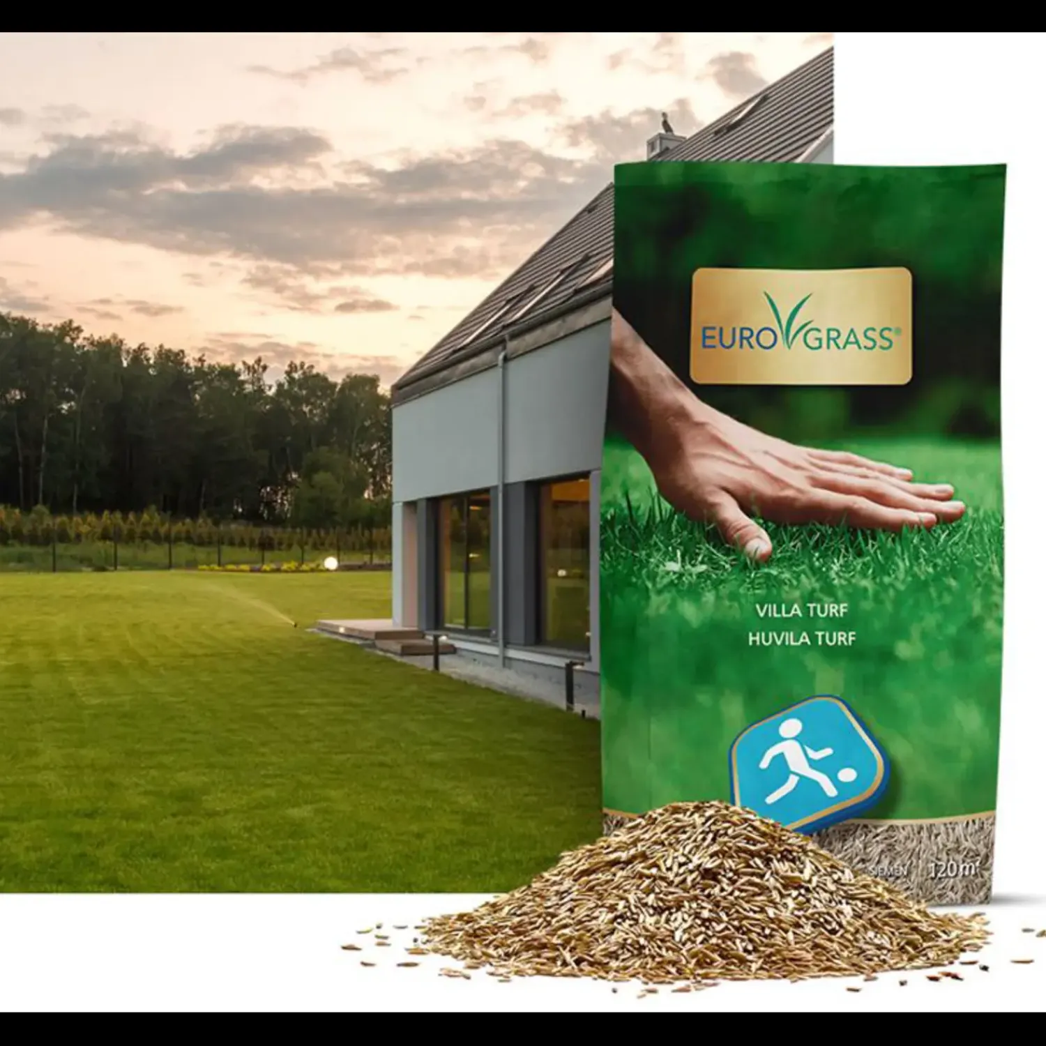 Græs Og Frø^Villa Turf græsfrø 3 kg.