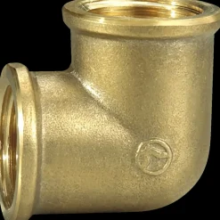 Vvs-Fittings Og Rør^Vinkel 3/4"x3/4" messing