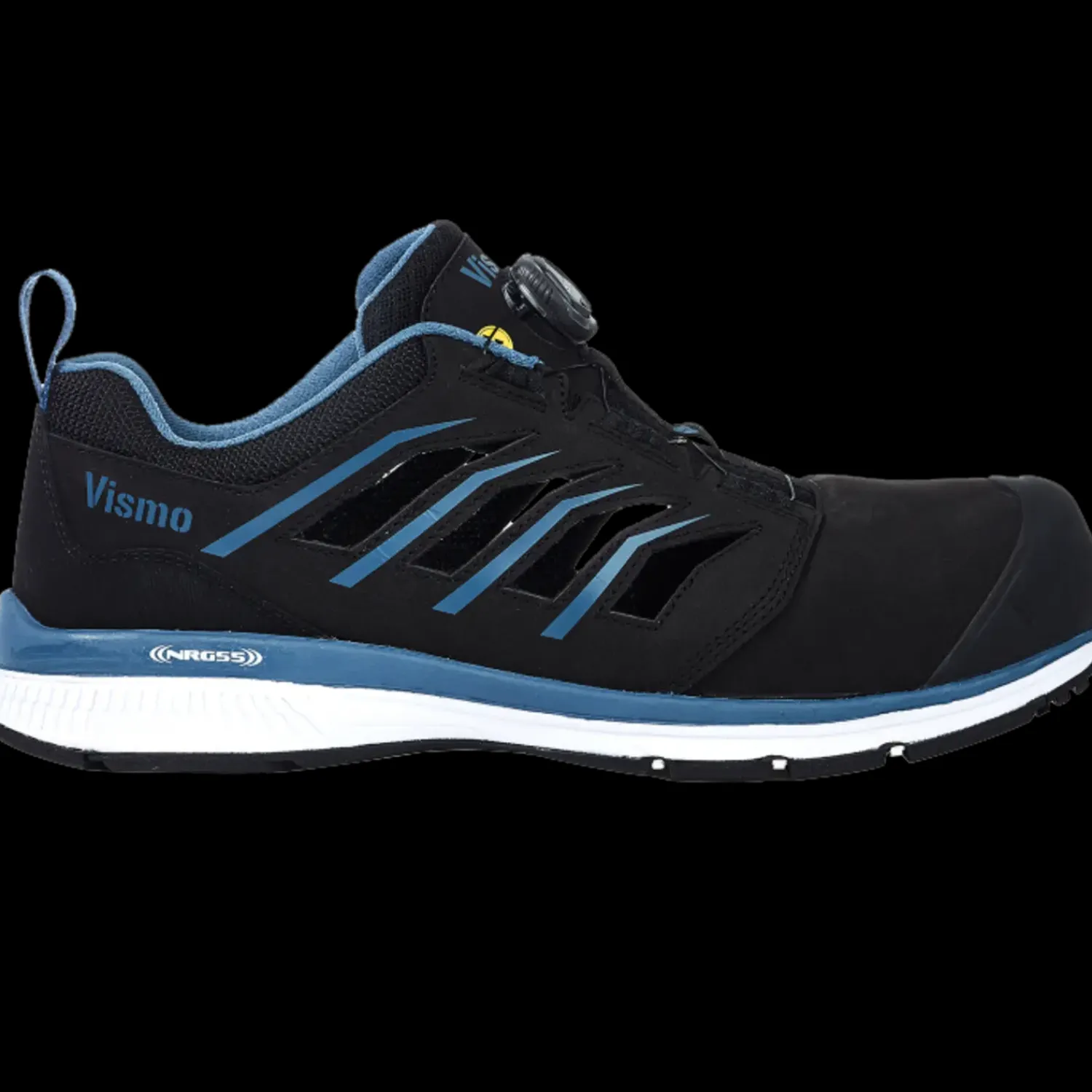 Vismo Sandaler^ESD Nubuck sikkerhedssandal blå str. 41