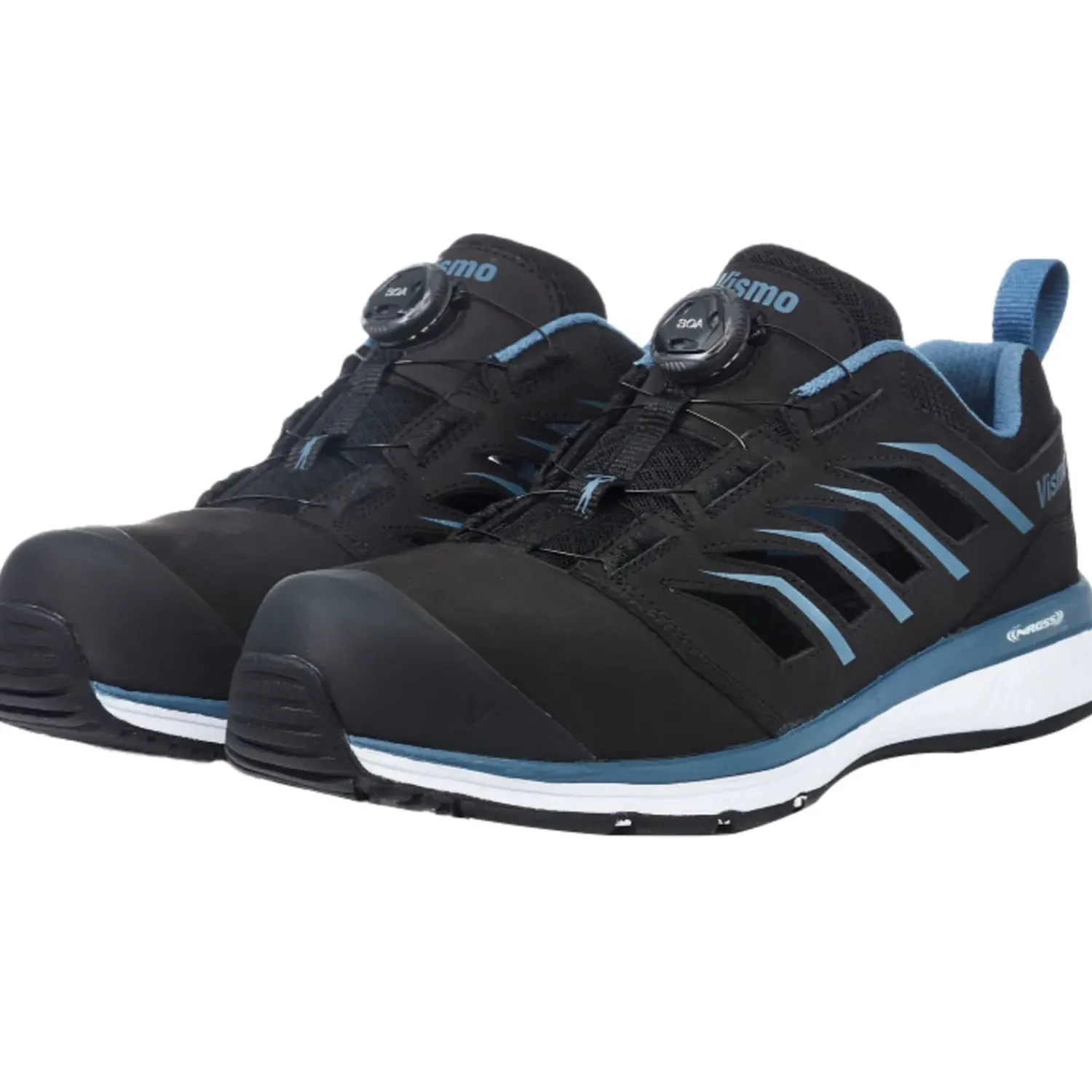 Vismo Sandaler^ESD Nubuck sikkerhedssandal blå str. 41