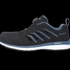 Vismo Sandaler^ESD Nubuck sikkerhedssandal blå str. 41