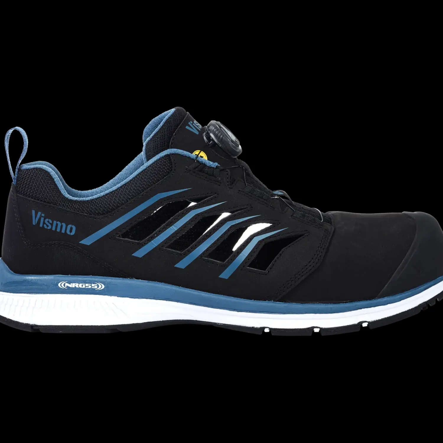 Vismo Sandaler^ESD Nubuck sikkerhedssandal blå str. 41