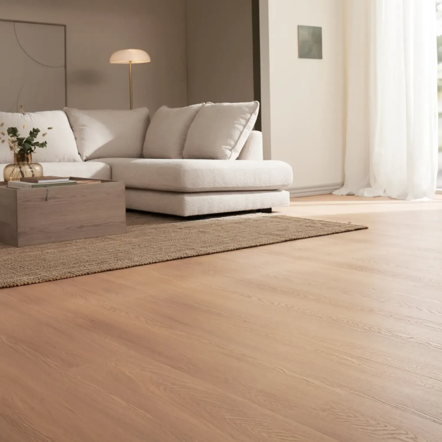 Best Wallmann Impressive kork-vinylgulv natur eg 7,5x228x1830 mm