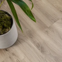 Vinylgulve^Wallmann Organic Silent hybridgulv hvid eg 9x245x2003 mm