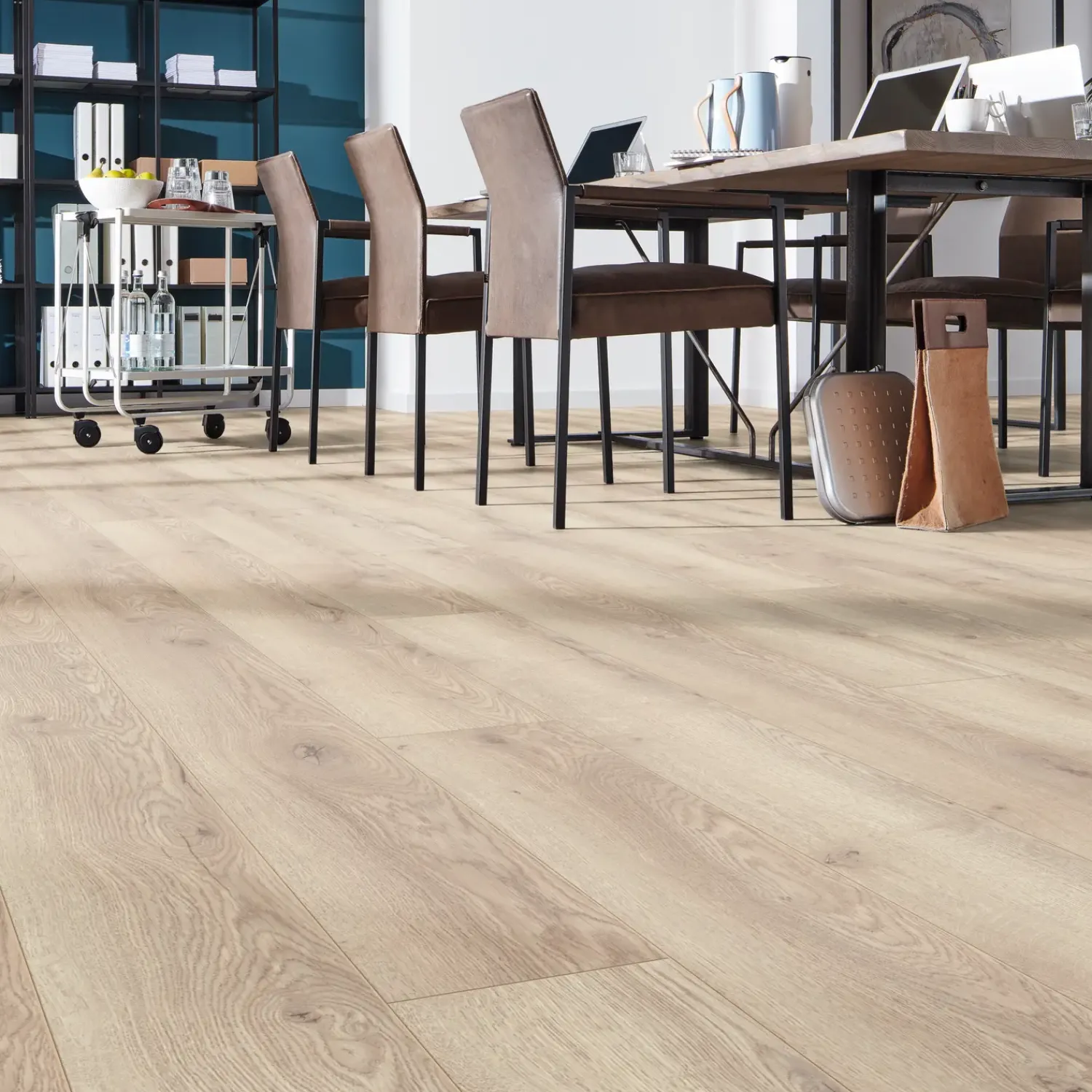 Wallmann Laminatgulve^planke laminatgulv, Mammut, eg mountain beige, 1845x188x12 mm