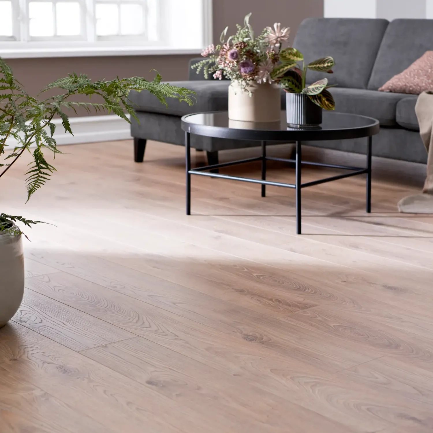 Wallmann Laminatgulve^planke laminatgulv, Mammut, eg rustik, 1845x188x12 mm