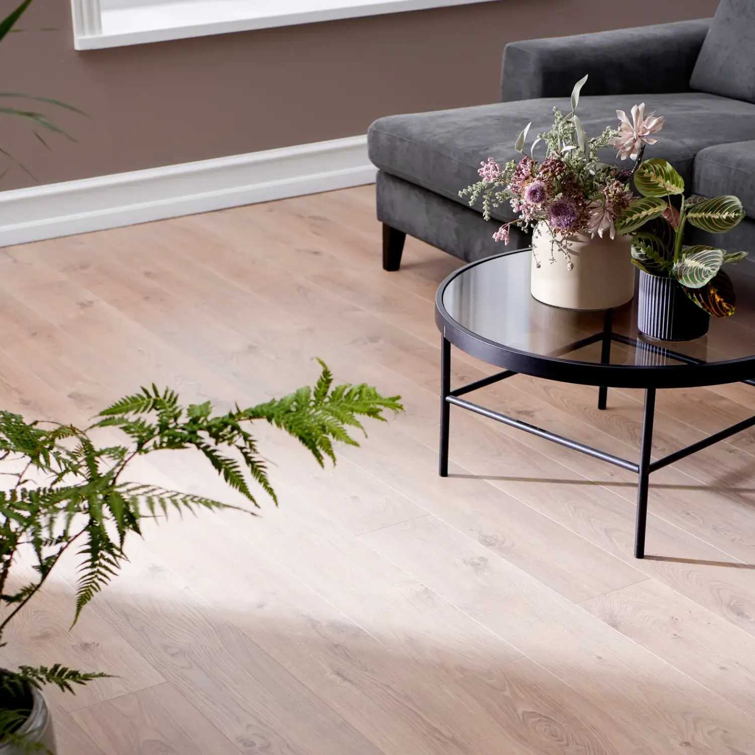 Wallmann Laminatgulve^planke laminatgulv, Mammut, eg rustik, 1845x188x12 mm