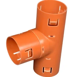 Clearance Wavin dræn grenrør PVC 90°x80x50 mm