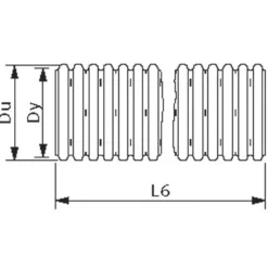 Discount Wavin drænrør rød PVC 80 mm x 50 m