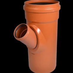 Kloakrør^Wavin PVC grenrør med reduktion 160x250 mm 45°