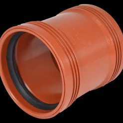 Wavin Kloakrør^Wafix kloakrør PP rød skydemuffe 160 mm
