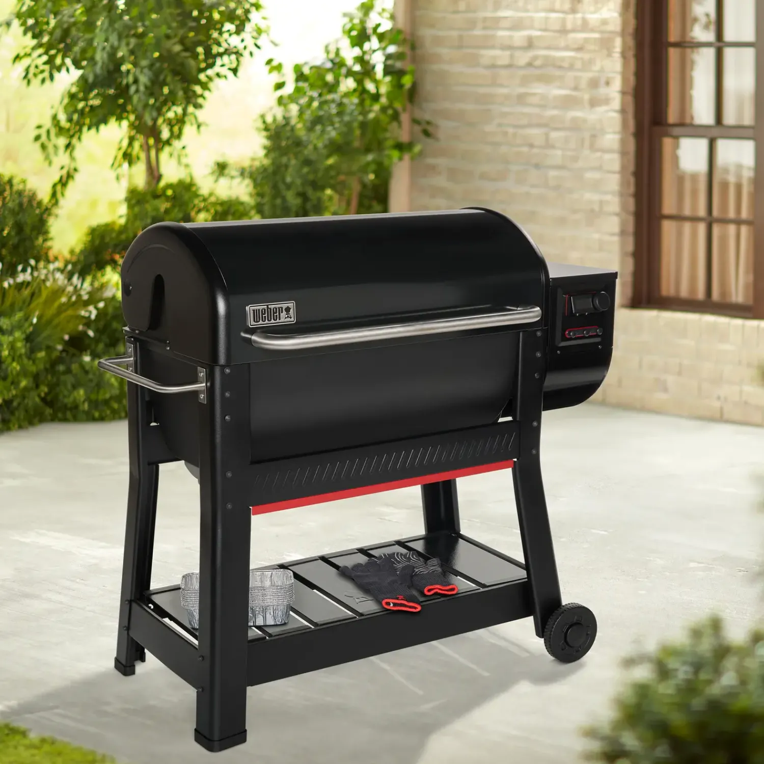 Weber Stegeplader Og Holdere^bundhylde Smoque XL-træpillesmoker