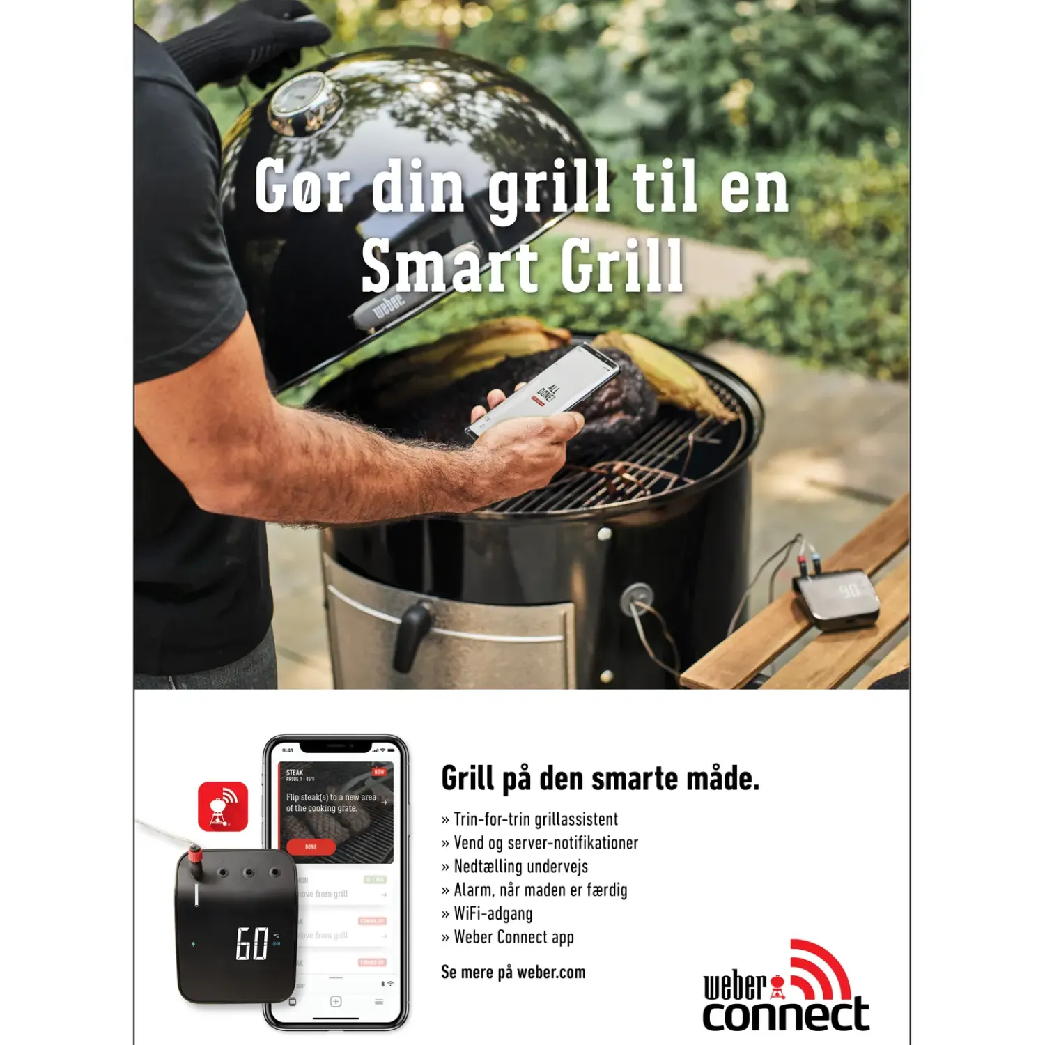 Weber Stegetermometre^Connect Smart Grilling Hub stegetermometer
