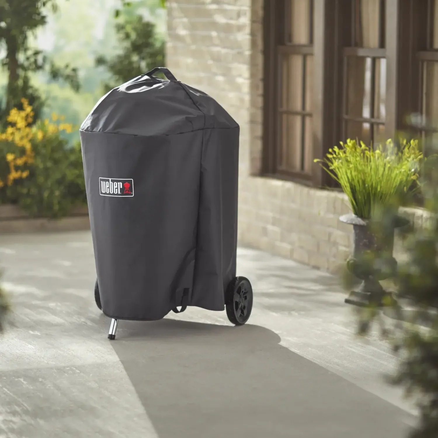 Best Weber ® Master-Touch Premium grillbetræk grå, Ø57 cm