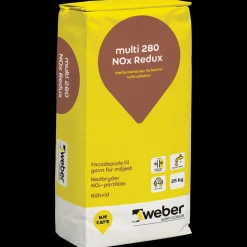 Dame Weber Saint Gobain Mørtel Og Puds^Weber multi 280 NOx Redux specialmørtel 25 kg