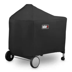 Weber Grillovertræk^Performer Premium og Deluxe grillbetræk sort, Ø57 cm