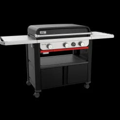 Weber Weber Gasgrill|Stegeplader Og Holdere^® Slate GPD 76 cm Premium stegeplade gasgrill med vogn